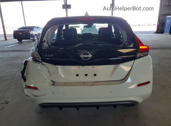 1N4AZ1BV6PC554182 2023 NISSAN LEAF White Widok z tyłu