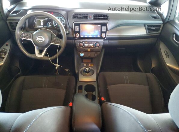 1N4AZ1BV6PC554182 2023 NISSAN LEAF White Widok deski rozdzielczej