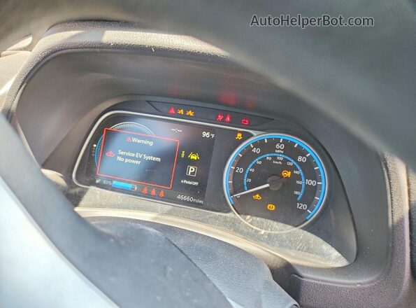 1N4AZ1BVXPC558204 2023 NISSAN LEAF Charcoal Вид щитка приладів