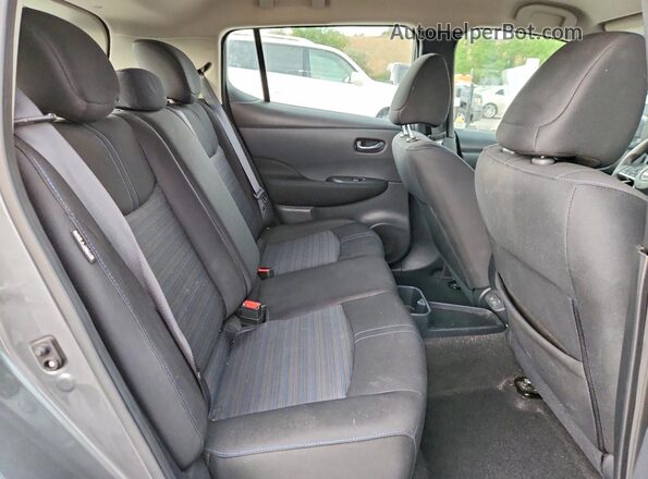1N4AZ1BVXSC557532 2025 NISSAN LEAF Gray უკანა სავარძლების ხედი