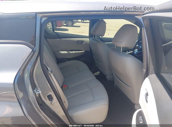1N4AZ1CP1JC307790 2018 NISSAN LEAF Gray VIN sticker view