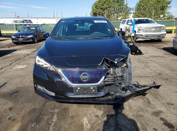 1N4AZ1CP1KC314658 2019 NISSAN LEAF Black Widok z przodu