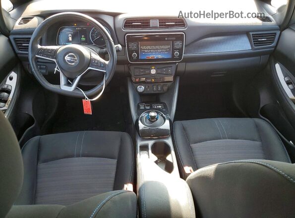 1N4AZ1CP1KC314658 2019 NISSAN LEAF Black Widok deski rozdzielczej