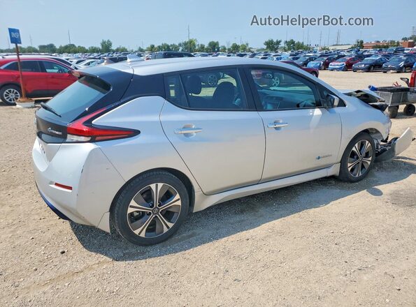 1N4AZ1CP2JC306535 2018 NISSAN LEAF Silver Задня права чверть