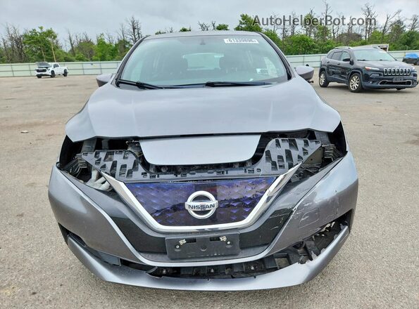 1N4AZ1CP3KC306027 2019 NISSAN LEAF Gray Դիմացի տեսք