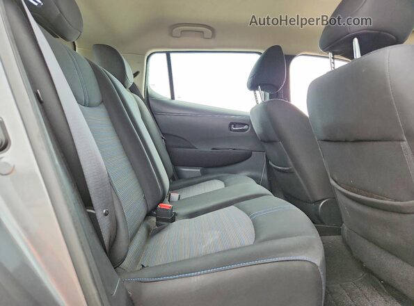 1N4AZ1CP3KC306027 2019 NISSAN LEAF Gray Հետևի նստատեղերի տեսք
