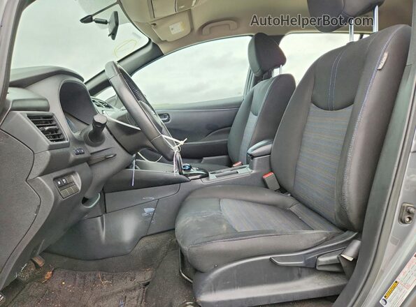 1N4AZ1CP3KC306027 2019 NISSAN LEAF Gray Սալոնի դիմացի տեսք