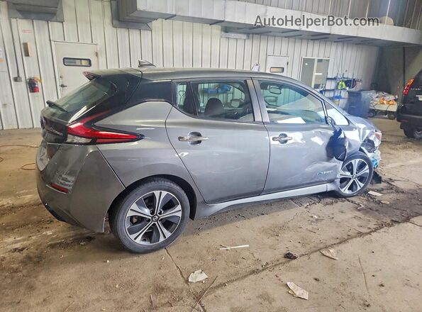 1N4AZ1CP5JC300616 2018 NISSAN LEAF Gray Задня права чверть