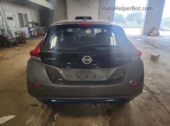 1N4AZ1CP5JC300616 2018 NISSAN LEAF Gray Вид ззаду