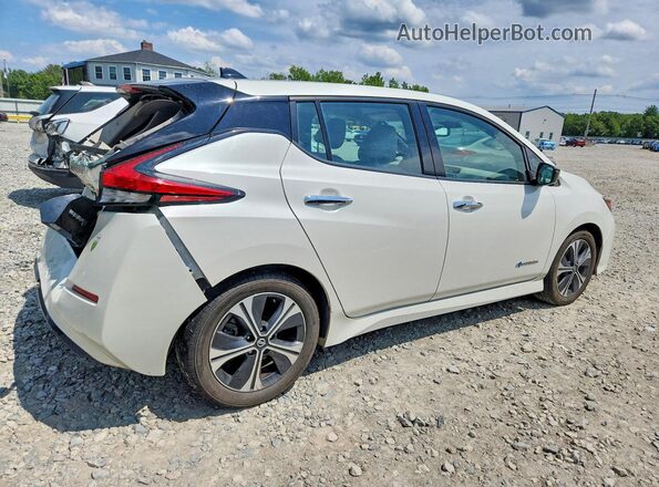 1N4AZ1CP5KC305638 2019 NISSAN LEAF Белый Задняя правая четверть
