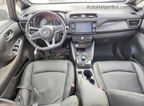 1N4AZ1CP5LC306936 2020 NISSAN LEAF Серый Вид панели приборов