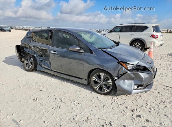 1N4AZ1CP5LC306936 2020 NISSAN LEAF Серый Передняя правая четверть