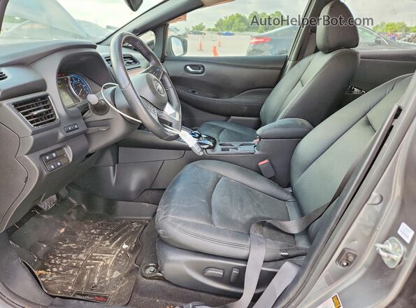 1N4AZ1CP5LC306936 2020 NISSAN LEAF Серый Вид салона спереди