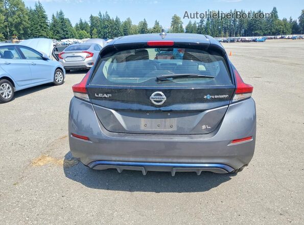 1N4AZ1CP6JC302746 2018 NISSAN LEAF Серый Вид сзади