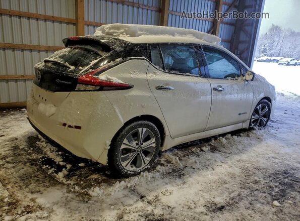 1N4AZ1CP6JC303346 2018 NISSAN LEAF White Tył prawy