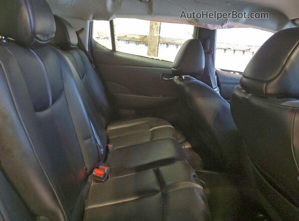 1N4AZ1CP6JC303346 2018 NISSAN LEAF White Widok tylnych siedzeń