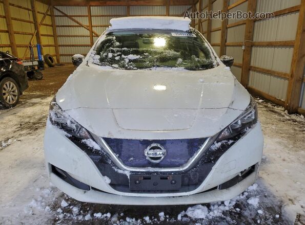 1N4AZ1CP6JC303346 2018 NISSAN LEAF White Widok z przodu