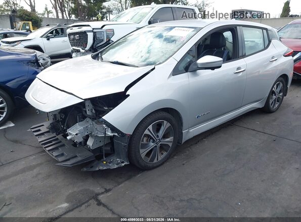 1N4AZ1CP6JC309762 2018 NISSAN LEAF Silver Przód lewy