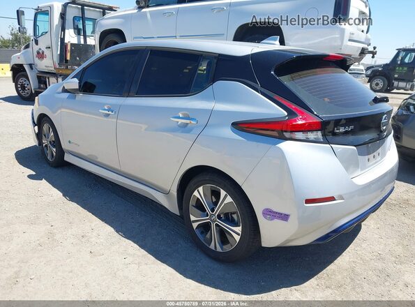 1N4AZ1CP7KC300277 2019 NISSAN LEAF Серый Задняя левая четверть