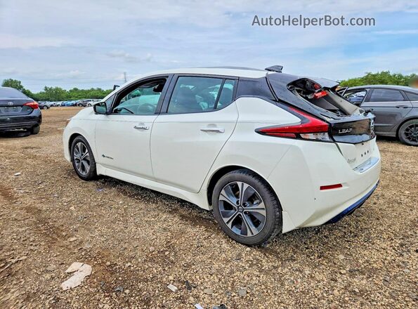 1N4AZ1CP7KC308072 2019 NISSAN LEAF White Rear left