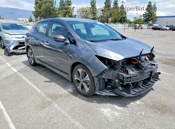 1N4AZ1CP7LC302208 2020 NISSAN LEAF Gray Przód prawy