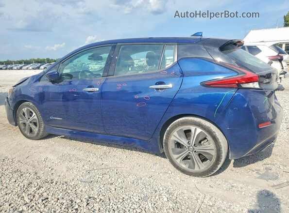 1N4AZ1CP8KC306668 2019 NISSAN LEAF Blue Tył lewy