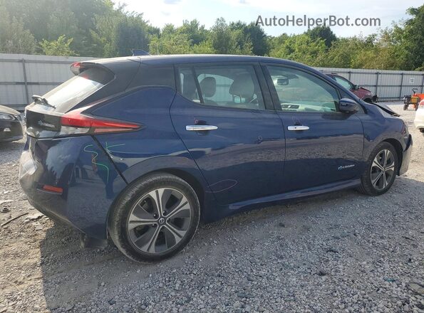 1N4AZ1CP8KC306668 2019 NISSAN LEAF Blue Tył prawy