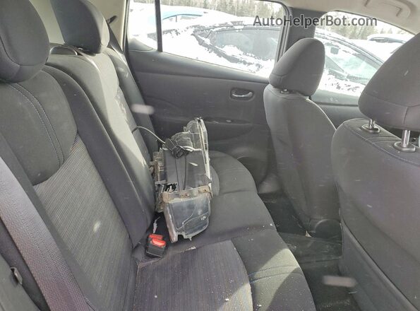 1N4AZ1CP8KC315547 2019 NISSAN LEAF Blue Widok wnętrza z tyłu