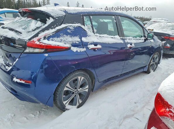 1N4AZ1CP8KC315547 2019 NISSAN LEAF Blue Tył prawy