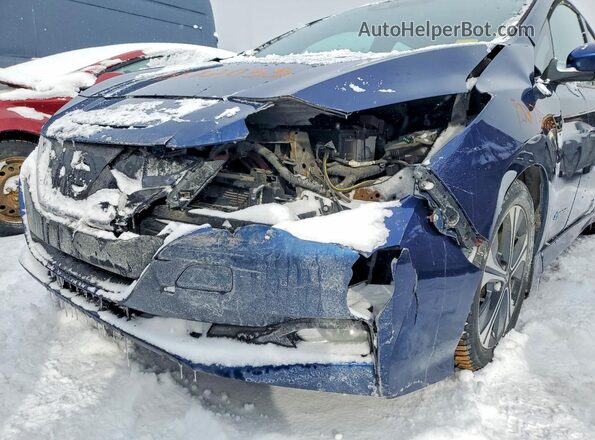 1N4AZ1CP8KC315547 2019 NISSAN LEAF Blue Widok naklejki z numerem VIN