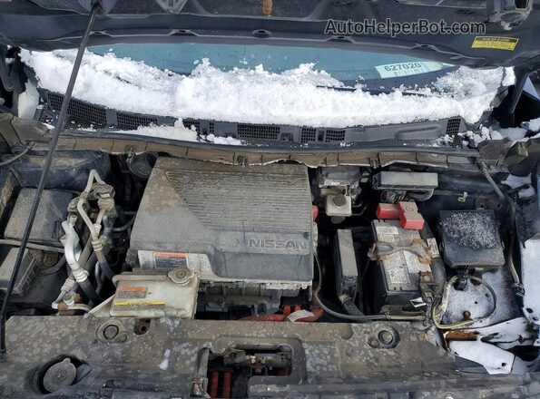 1N4AZ1CP8KC315547 2019 NISSAN LEAF Blue Widok komory silnika