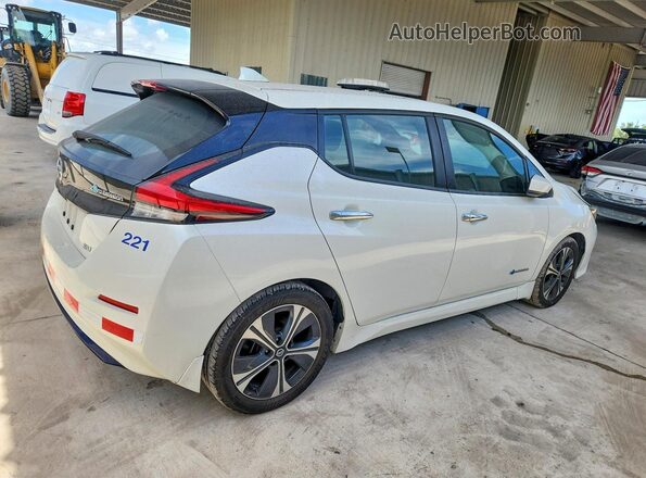 1N4AZ1CP8KC321607 2019 NISSAN LEAF White Tył prawy