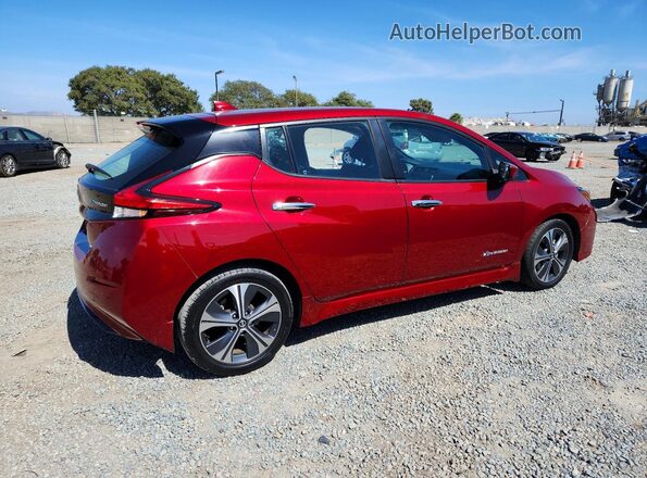 1N4AZ1CP9JC313188 2018 NISSAN LEAF Red Задня права чверть