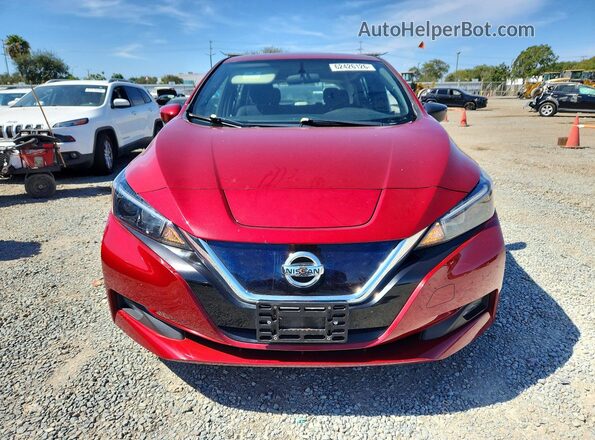 1N4AZ1CP9JC313188 2018 NISSAN LEAF Red Вид спереду