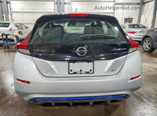 1N4AZ1CP9JC314583 2018 NISSAN LEAF Silver უკანა ხედი