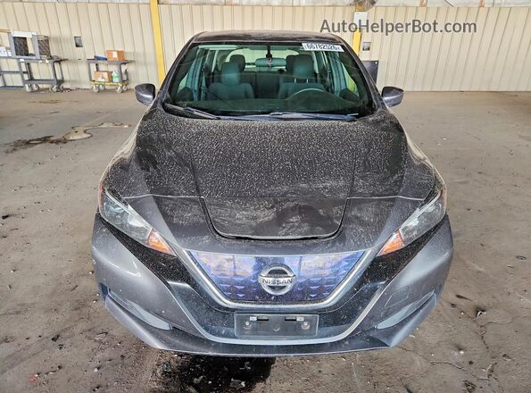 1N4AZ1CP9KC305092 2019 NISSAN LEAF Gray Rear seats view