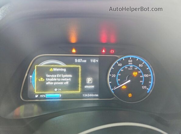 1N4AZ1CP9KC305092 2019 NISSAN LEAF Gray 