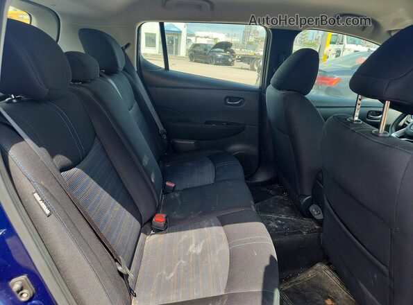 1N4AZ1CP9LC306003 2020 NISSAN LEAF Синий Вид задних сидений