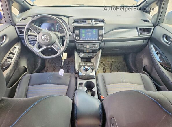 1N4AZ1CP9LC306003 2020 NISSAN LEAF Синий Вид панели приборов