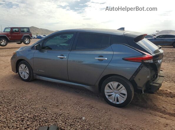 1N4AZ1CPXKC300354 2019 NISSAN LEAF Серый Задняя левая четверть