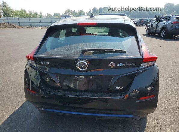 1N4AZ1CV0NC554240 2022 NISSAN LEAF Black უკანა ხედი
