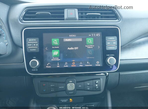 1N4AZ1CV3NC556306 2022 NISSAN LEAF Blue 