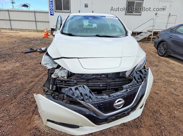 1N4AZ1CV9MC550668 2021 NISSAN LEAF White Widok z przodu