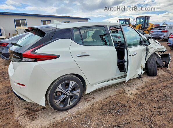 1N4AZ1CV9MC550668 2021 NISSAN LEAF White Tył prawy