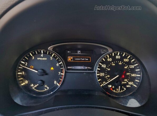 1N4BL3AP0HC161865 2017 NISSAN ALTIMA Black Вид щитка приладів
