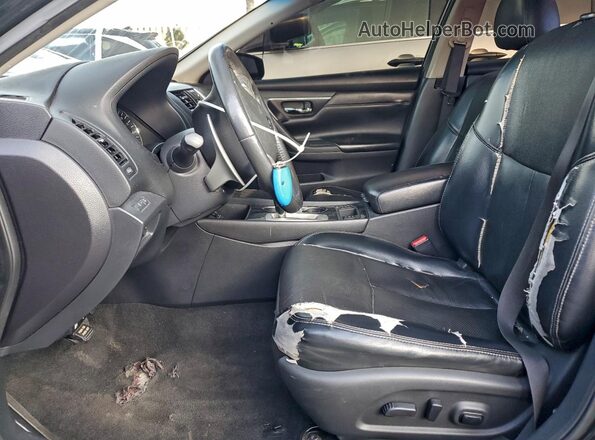 1N4BL3AP0HC161865 2017 NISSAN ALTIMA Black Вид салону спереду