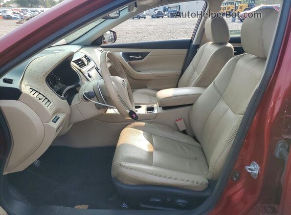 1N4BL3AP2GC124394 2016 NISSAN ALTIMA Maroon Вид салону спереду