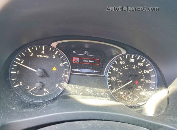 1N4BL3AP2GC163938 2016 NISSAN ALTIMA Синий Вид щитка приборов