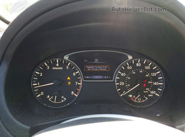 1N4BL3AP2GC248469 2016 NISSAN ALTIMA Black Widok zestawu wskaźników