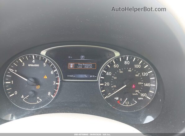 1N4BL3AP4GC117527 2016 NISSAN ALTIMA White Widok tylnych siedzeń